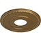 Ekena Millwork Bradford Ceiling Medallion (Fits Canopies up to 6 5/8"), 12 1/2"OD x 3 7/8"ID x 3/4"P, Pale Gold CM12BRPAS - alternate 4